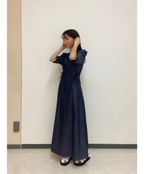 GATHERHALFSLEEVEドレス