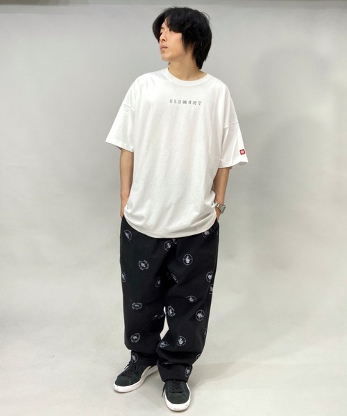 ELEMENT(エレメント)の「ELEMENT/エレメント ビッグシルエット バックプリントTシャツ BC021-253(Tシャツ/カットソー・メンズ・ホワイト/ブラック/グリーン・L/XL/M)」の9枚目の写真