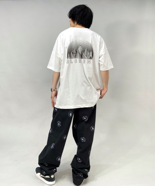 ELEMENT(エレメント)の「ELEMENT/エレメント ビッグシルエット バックプリントTシャツ BC021-253(Tシャツ/カットソー・メンズ・ホワイト/ブラック/グリーン・L/XL/M)」の11枚目の写真