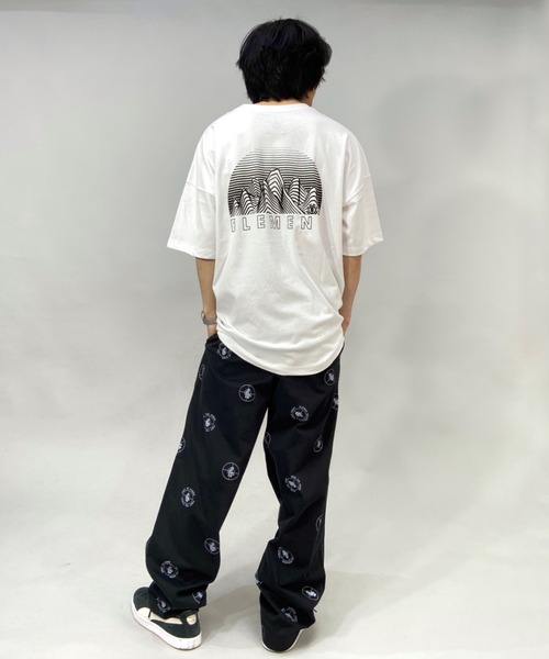 ELEMENT(エレメント)の「ELEMENT/エレメント ビッグシルエット バックプリントTシャツ BC021-253(Tシャツ/カットソー・メンズ・ホワイト/ブラック/グリーン・L/XL/M)」の10枚目の写真