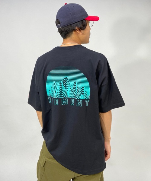 ELEMENT(エレメント)の「ELEMENT/エレメント ビッグシルエット バックプリントTシャツ BC021-253(Tシャツ/カットソー・メンズ・ホワイト/ブラック/グリーン・L/XL/M)」の14枚目の写真