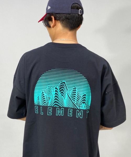 ELEMENT(エレメント)の「ELEMENT/エレメント ビッグシルエット バックプリントTシャツ BC021-253(Tシャツ/カットソー・メンズ・ホワイト/ブラック/グリーン・L/XL/M)」の15枚目の写真