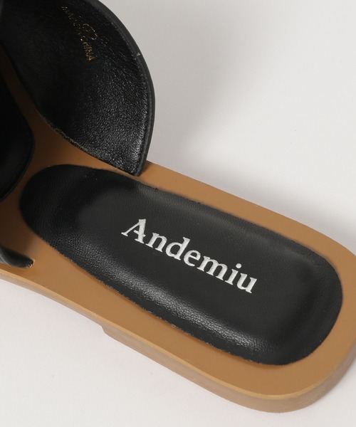 Andemiu（アンデミュウ）の「バックルフラットサンダル279666（サンダル・レディース・ホワイト/ブラック/ブラウン・S/M/L）」の9枚目の写真
