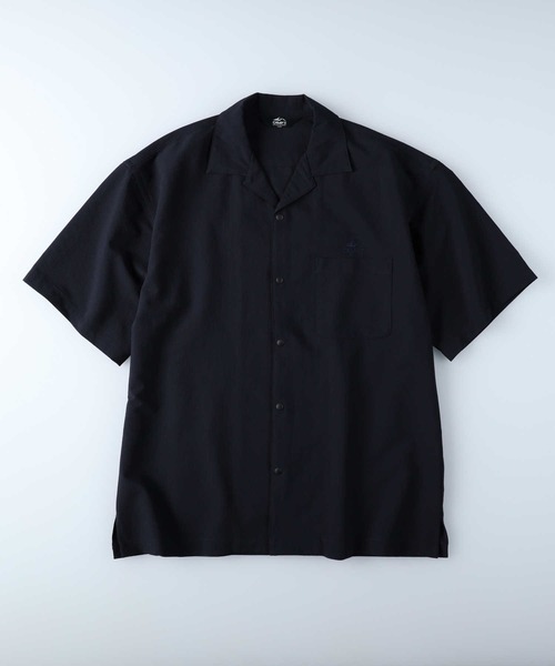 CAMP7(キャンプセブン)の「【CAMP7】シアサッカーシャツ(シャツ/ブラウス・メンズ・ネイビー/ベージュ・L/S/M/XL)」の6枚目の写真