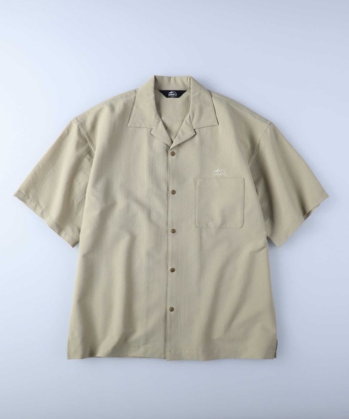 CAMP7(キャンプセブン)の「【CAMP7】シアサッカーシャツ(シャツ/ブラウス・メンズ・ネイビー/ベージュ・L/S/M/XL)」の7枚目の写真