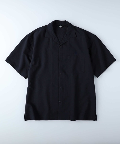 CAMP7(キャンプセブン)の「【CAMP7】シアサッカーシャツ(シャツ/ブラウス・メンズ・ネイビー/ベージュ・L/S/M/XL)」の9枚目の写真