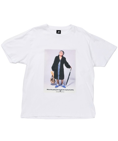 NEW BALANCE（ニューバランス）の「NB Essentials グランマTシャツ（Tシャツ/カットソー・メンズ・ホワイト/ブラック・SMALL/MEDIUM/LARGE/X-LARGE/XX-LARGE）」の4枚目の写真