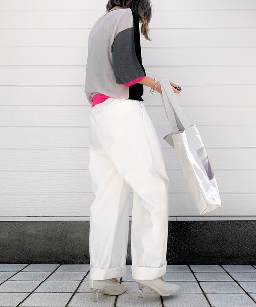 Q（キュー）の「2wayドルマンニット（ニット/セーター・レディース・ブラック系その他/グリーン系その他/ブルー系その他・MEDIUM）」の13枚目の写真