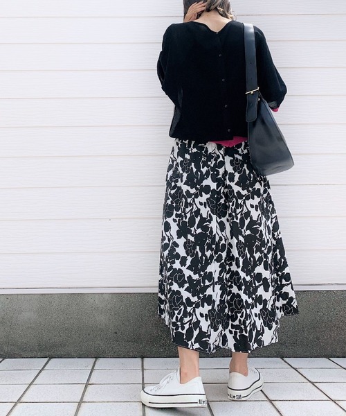 Q（キュー）の「2wayドルマンニット（ニット/セーター・レディース・ブラック系その他/グリーン系その他/ブルー系その他・MEDIUM）」の10枚目の写真