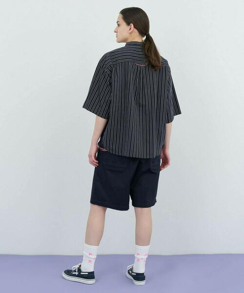 FRAPBOIS PARK（フラボアパーク）の「フィッシャーシャツ（シャツ/ブラウス・レディース・ホワイト/ネイビー・2/1/3）」の14枚目の写真