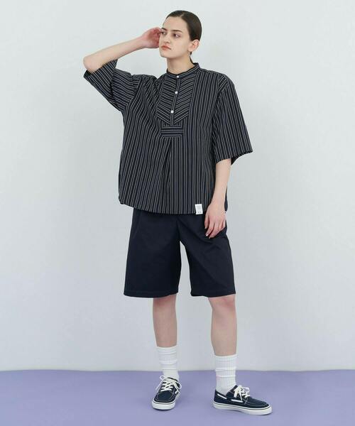 FRAPBOIS PARK（フラボアパーク）の「フィッシャーシャツ（シャツ/ブラウス・レディース・ホワイト/ネイビー・2/1/3）」の17枚目の写真
