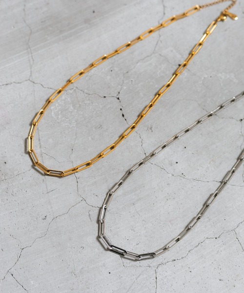 nemne store(ネンネストア)の「【accessory】チェーンネックレス(大)(ネックレス・レディース・シルバー/ゴールド・フリー)」の5枚目の写真