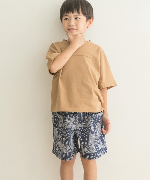 URBAN RESEARCH DOORS(アーバンリサーチドアーズ)の「メッシュスウィッチングドルマンTシャツ(KIDS)(Tシャツ/カットソー・キッズ・ベージュ/カーキ・135/120/105)」の8枚目の写真