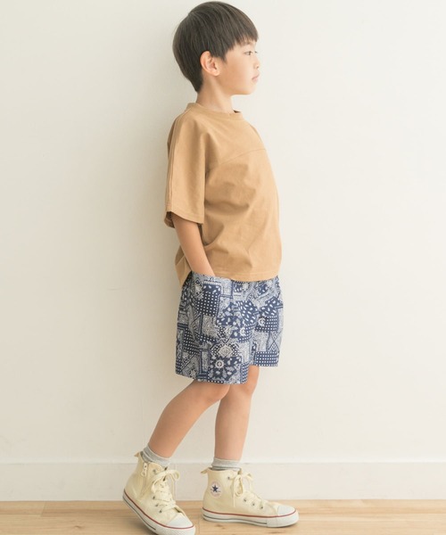 URBAN RESEARCH DOORS(アーバンリサーチドアーズ)の「メッシュスウィッチングドルマンTシャツ(KIDS)(Tシャツ/カットソー・キッズ・ベージュ/カーキ・135/120/105)」の10枚目の写真