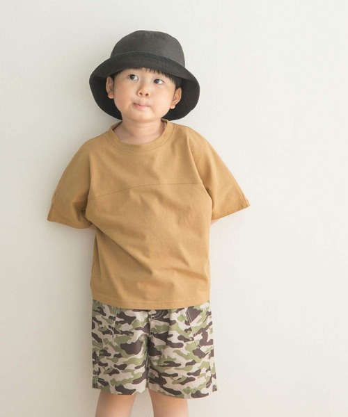 URBAN RESEARCH DOORS(アーバンリサーチドアーズ)の「メッシュスウィッチングドルマンTシャツ(KIDS)(Tシャツ/カットソー・キッズ・ベージュ/カーキ・135/120/105)」の12枚目の写真