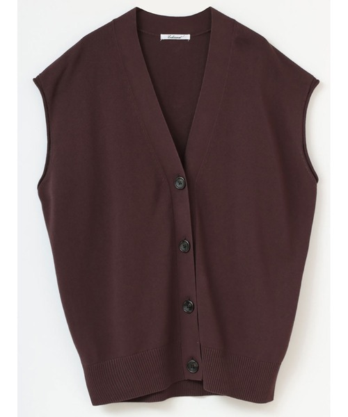 enchainement（アンシェヌマン）の「Buttoned Knit Vest（ベスト