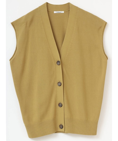 enchainement（アンシェヌマン）の「Buttoned Knit Vest（ベスト