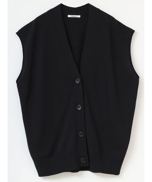 Enchainement Cotton Knit Vest 新品タグ付き ENCHAINEMENT / アンシェヌマン | 2022AW Block Knit Vest ブロック