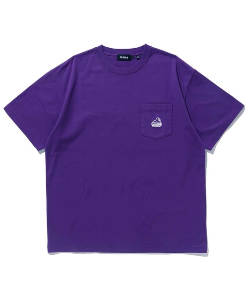 XLARGE（エクストララージ）の「MINI SLANTED OG LOGO S/S POCKET TEE（Tシャツ/カットソー・メンズ・グリーン/ブラック/ホワイト/パープル・XL/L/S/M）」の18枚目の写真