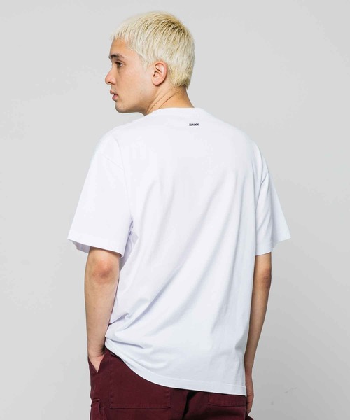 XLARGE（エクストララージ）の「MINI SLANTED OG LOGO S/S POCKET TEE（Tシャツ/カットソー・メンズ・グリーン/ブラック/ホワイト/パープル・XL/L/S/M）」の12枚目の写真