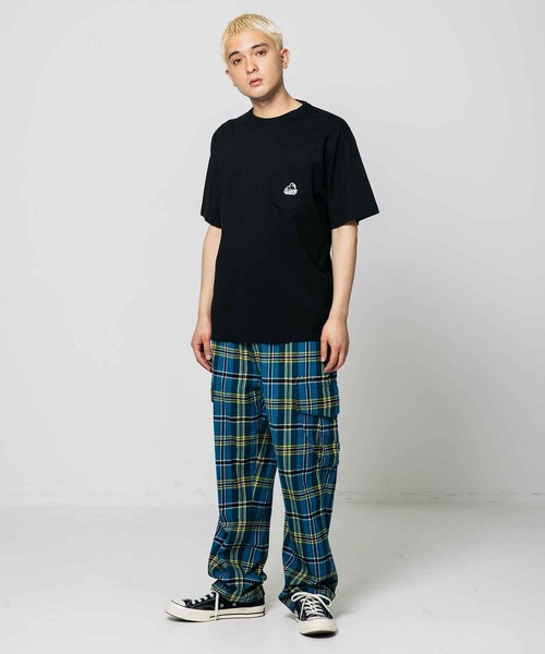 XLARGE（エクストララージ）の「MINI SLANTED OG LOGO S/S POCKET TEE（Tシャツ/カットソー・メンズ・グリーン/ブラック/ホワイト/パープル・XL/L/S/M）」の13枚目の写真