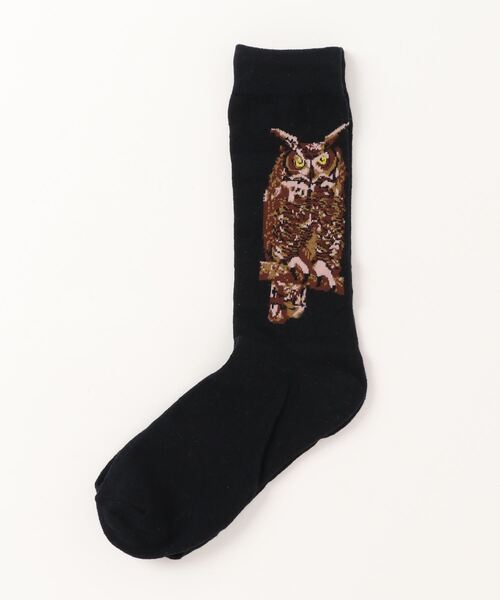 emesuelee（エメスーリー）の「バリエーションユニークソックス 動物 ストリート 可愛い（ソックス/靴下・レディース・スカイブルー/ネイビー/ブルー系4/ブラック系2/ブラック系1/ブルー系3/ブラック系3/ブルー系2/ブルー/ブラック/グリーン/ブラウン/グリーン系/ブラック系4/ブルー系5・フリー）」の11枚目の写真