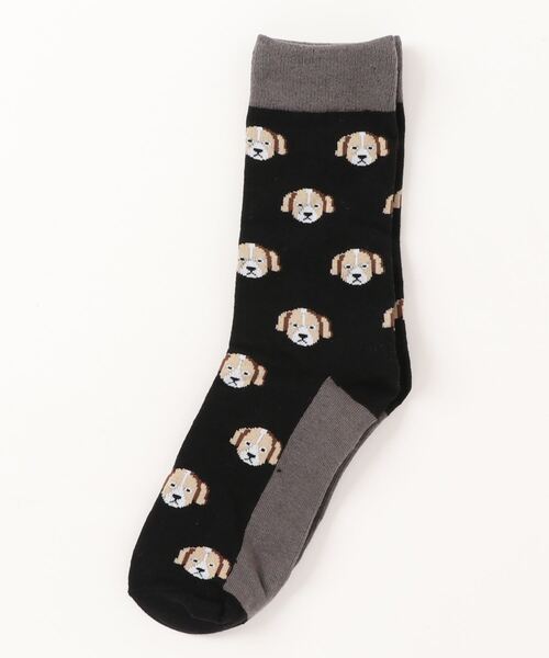 emesuelee（エメスーリー）の「バリエーションユニークソックス 動物 ストリート 可愛い（ソックス/靴下・レディース・スカイブルー/ネイビー/ブルー系4/ブラック系2/ブラック系1/ブルー系3/ブラック系3/ブルー系2/ブルー/ブラック/グリーン/ブラウン/グリーン系/ブラック系4/ブルー系5・フリー）」の5枚目の写真