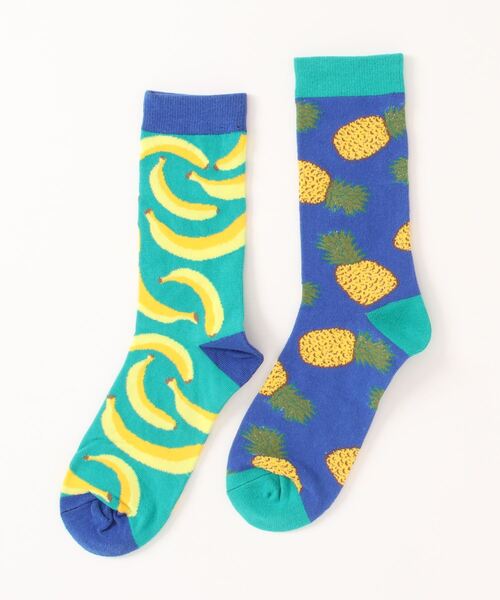 emesuelee（エメスーリー）の「バリエーションユニークソックス 動物 ストリート 可愛い（ソックス/靴下・レディース・スカイブルー/ネイビー/ブルー系4/ブラック系2/ブラック系1/ブルー系3/ブラック系3/ブルー系2/ブルー/ブラック/グリーン/ブラウン/グリーン系/ブラック系4/ブルー系5・フリー）」の15枚目の写真