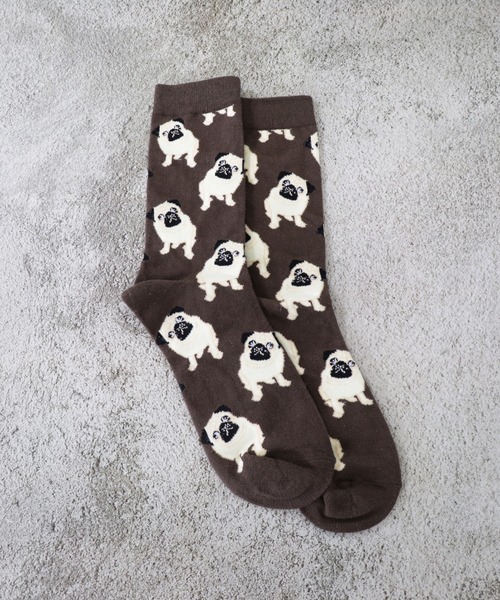 emesuelee（エメスーリー）の「バリエーションユニークソックス 動物 ストリート 可愛い（ソックス/靴下・レディース・スカイブルー/ネイビー/ブルー系4/ブラック系2/ブラック系1/ブルー系3/ブラック系3/ブルー系2/ブルー/ブラック/グリーン/ブラウン/グリーン系/ブラック系4/ブルー系5・フリー）」の20枚目の写真