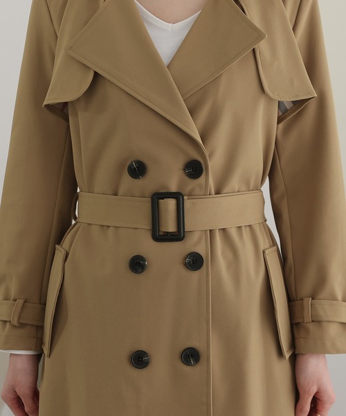 ElegChic(エレグシック)の「トレンチコート(トレンチコート・レディース・ベージュ/キャメル・L/M)」の16枚目の写真