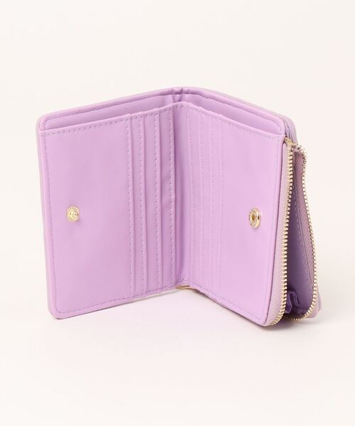 KOBE LETTUCE（コウベレタス）の「イントレチャートミニウォレット（財布・レディース・ラベンダー/ホワイト/ブラック/グリーン/シルバー/キャメル/イエロー・FREE）」の14枚目の写真