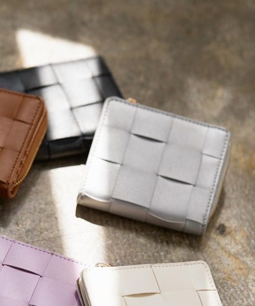 KOBE LETTUCE（コウベレタス）の「イントレチャートミニウォレット（財布・レディース・ラベンダー/ホワイト/ブラック/グリーン/シルバー/キャメル/イエロー・FREE）」の7枚目の写真