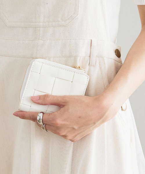 KOBE LETTUCE（コウベレタス）の「イントレチャートミニウォレット（財布・レディース・ラベンダー/ホワイト/ブラック/グリーン/シルバー/キャメル/イエロー・FREE）」の19枚目の写真