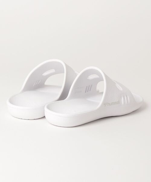 hummel（ヒュンメル）の「hummel/ヒュンメル チューニングスライド（サンダル・メンズ・ホワイト/ブラック・24cm/26cm/28cm/23cm/25cm/27cm）」の4枚目の写真