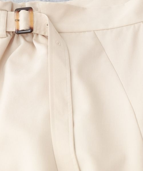 mysty woman（ミスティウーマン）の「【WEB限定アイテム】サイドギャザーフレアスカート 353943（スカート・レディース・ブラウン/ベージュ/ブラック・FREE）」の6枚目の写真