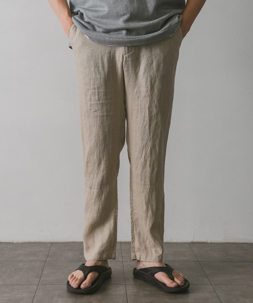 URBAN RESEARCH DOORS（アーバンリサーチドアーズ）の「リネンイージーパンツ（その他パンツ・メンズ・ホワイト系その他/ブルー/チャコールグレー/グリーン・X-LARGE/SMALL/LARGE/MEDIUM）」の17枚目の写真