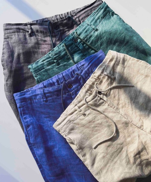 URBAN RESEARCH DOORS（アーバンリサーチドアーズ）の「リネンイージーパンツ（その他パンツ・メンズ・ホワイト系その他/ブルー/チャコールグレー/グリーン・X-LARGE/SMALL/LARGE/MEDIUM）」の19枚目の写真