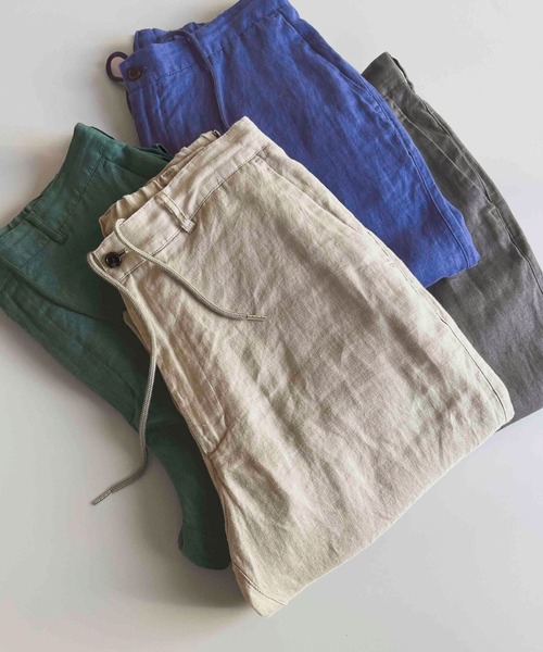 URBAN RESEARCH DOORS（アーバンリサーチドアーズ）の「リネンイージーパンツ（その他パンツ・メンズ・ホワイト系その他/ブルー/チャコールグレー/グリーン・X-LARGE/SMALL/LARGE/MEDIUM）」の20枚目の写真