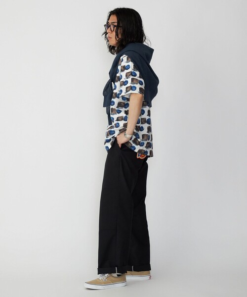 SHIPS（シップス）の「SHIPS: Reflax(R) 80'sプリント ドライタッチ オープンカラー シャツ（シャツ/ブラウス・メンズ・ベージュ/イエロー/グリーン・SMALL/MEDIUM/LARGE/X-LARGE）」の9枚目の写真