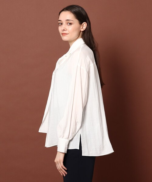 DRESSTERIOR（ドレステリア）の「◆【2WAY】ボウタイブラウス（シャツ/ブラウス・レディース・ホワイト系/ライトオレンジ系/ブラック・34/38/36）」の6枚目の写真