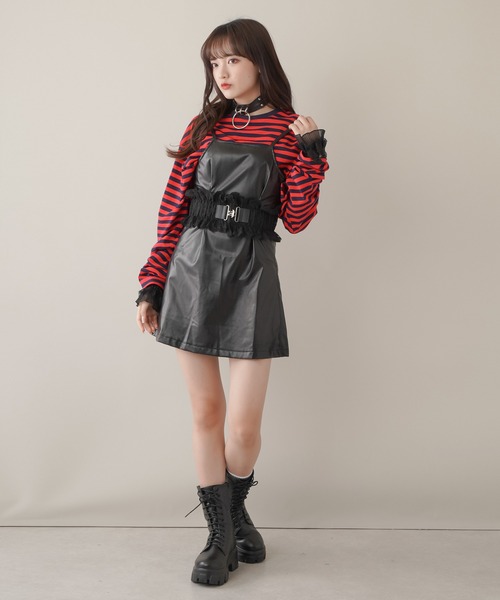 SPINNS(スピンズ)の「レースリボン 付け袖(手袋・レディース・ブラック/ホワイト・ONESIZE)」の14枚目の写真