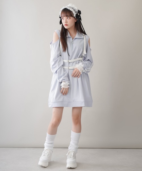SPINNS(スピンズ)の「レースリボン 付け袖(手袋・レディース・ブラック/ホワイト・ONESIZE)」の15枚目の写真