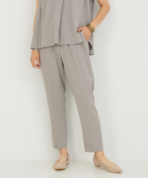 abahouse mavie（アバハウスマヴィ）の「ドライタッチPT（その他パンツ・レディース・ブラック/グレイッシュベージュ・38/36）」の4枚目の写真