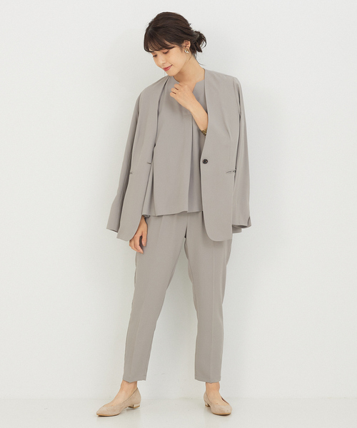 abahouse mavie（アバハウスマヴィ）の「ドライタッチPT（その他パンツ・レディース・ブラック/グレイッシュベージュ・38/36）」の7枚目の写真