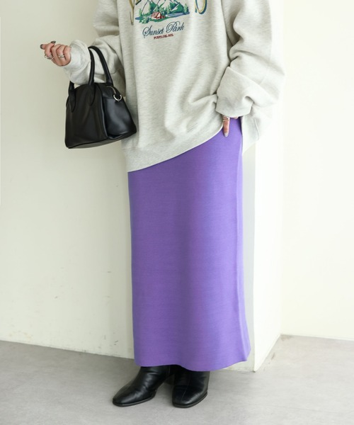 DISCOAT（ディスコート）の「ナローニットスカート（スカート）」 - WEAR