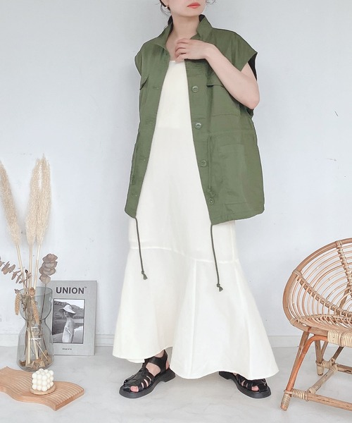 AS KNOW AS plus（アズノゥアズプラス）の「○M-65 ミリタリーベスト