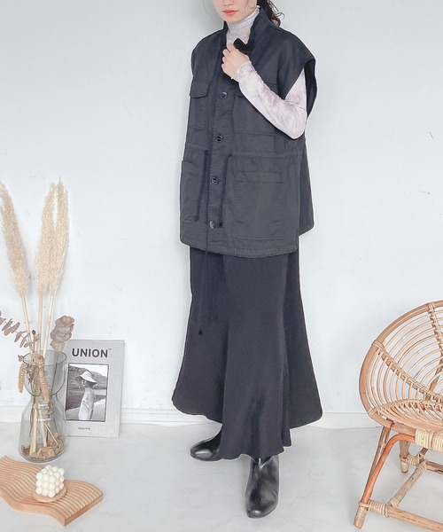 AS KNOW AS plus（アズノゥアズプラス）の「○M-65 ミリタリーベスト