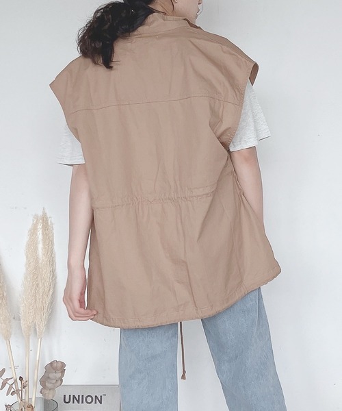 TRIBU-TO ベスト M ベージュ TRIBU-TO ベスト M ベージュ TRIBU-TO ベスト M ベージュ フロント