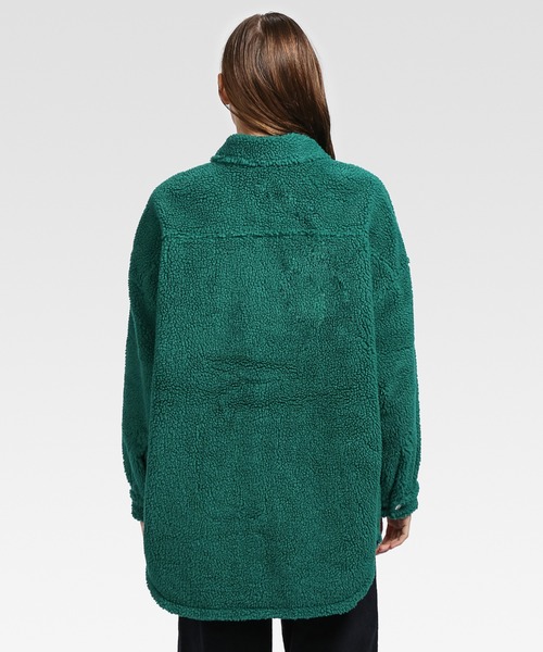 tommy jeans（トミー ジーンズ）の「シェルパオーバーサイズジャケット（ブルゾン・レディース・ブラック/グリーン/ベージュ・X-SMALL/MEDIUM/LARGE/SMALL）」の9枚目の写真