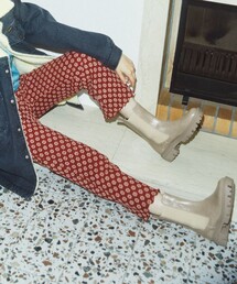 FREAK'S STORE | フラワーストレッチパンツ(その他パンツ)